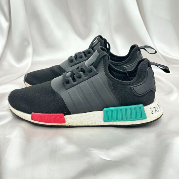 Adidas NMD_R1 Japan Heel Core Black Glory Green Lush Red Mens Sz 11 Shoes EF426 main image 12